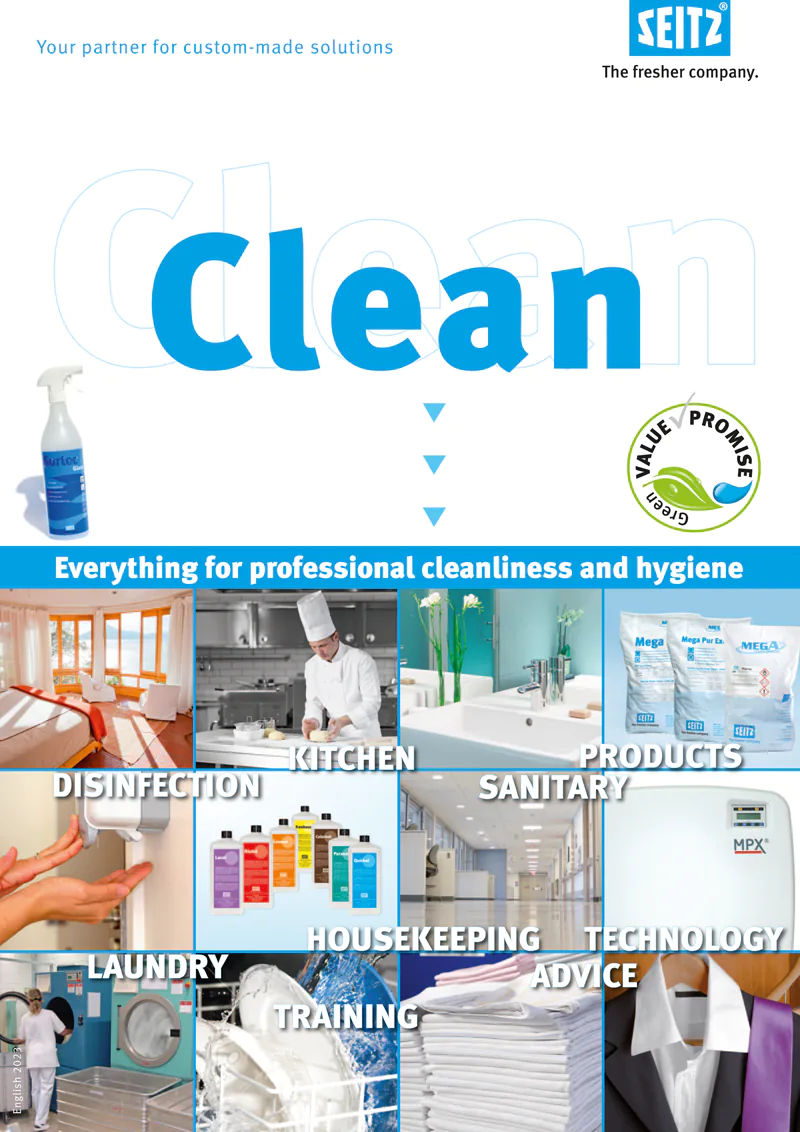 Cover of the brochure: Clean